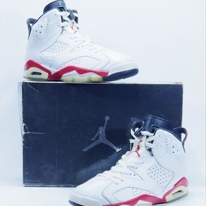 Air Jordan 6 Retro White Varsity Red 2010 with OG Box